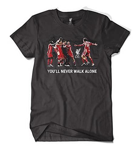 Anfield Shop Liverpool FC Alisson Becker Goal Black Tri-Blend Unisex T-Shirt (Black, XL)