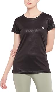 Clovia Women's Polyester Fitted Active T-Shirt Price In India