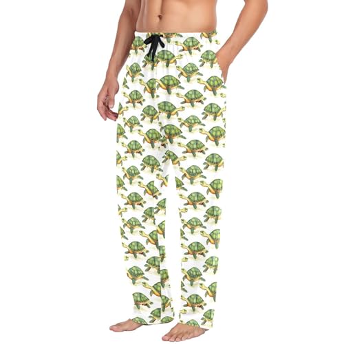 Sea Turtle Tortoise Men's Pajama Pant with Pocket S B04011764