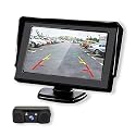 JKGBUK Kamera mit Monitor für Toyota Spade Porte Supra, 4.3-Zoll-HD-Bildschirm Abnehmbarer Bildschirm Rückfahrkamera Kable Einfache Installation