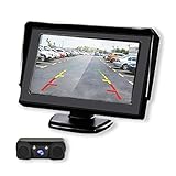 JKGBUK Camera Voiture pour Isuzu Trooper Soft Top VehiCross Wizard, Moniteur LCD 4.3