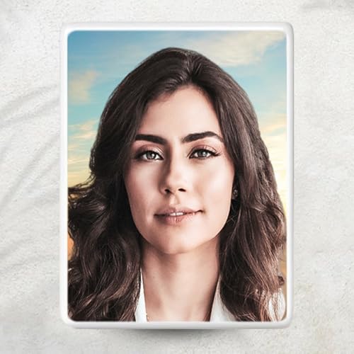 Image of Personalized Porcelain Photo Memorial Garden Stones, Headstones for Graves, Waterproof Outdoor Picture, Photo Plaques for Cemetery, Custom Cameo Insert, Ceramic Picture for Gravestones Grave Markers