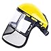 Full Face Shield - Anti Fog Safety Protective Hat | Clear Lightweight Construction and Woodworking Welding Headwear, Gardening Protection Cover Tool for Painting Sanding Landscaping
