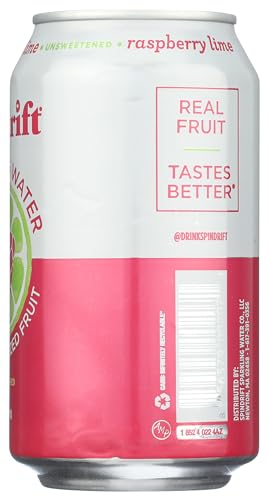 Image of Spindrift Sparkling Water, Raspberry & Lime, 12 fl oz