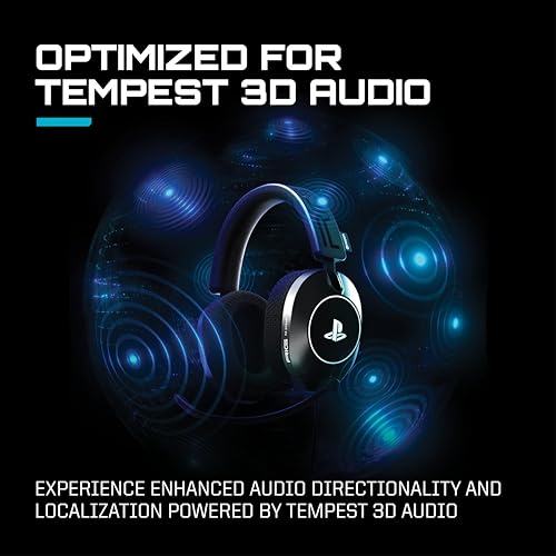 Image of RIG R5 Spear PRO HS Wired Gaming Headset Officially Licensed for PlayStation, PS5, PS4, PC - 40mm Graphene Drivers, Tempest 3D Audio, Flip-to-Mute Mic, Memory Foam Cushions, 3.5mm -White