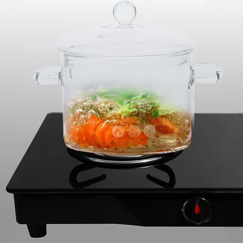Ustensile cuisine marmite en verre 15 cm induction durable - 4