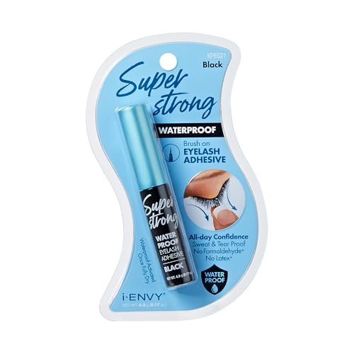 i-ENVY Super Strong Waterproof Black Eyelash Adhesive, Long Lasti...