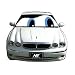 Universal 24x58 inch Reflective Slanted BLUE EYES with Reflective SILVER Reverse side Front Windshield Window SUNSHADE Double sided Reversible for Car Truck Heat Sun Shade