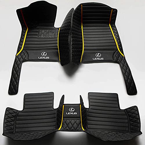 Penonyy All Weather Floor Mat for 2016-2019 Lexus LX 8 Seats (fire Extinguisher) Full Protection Car Accessories