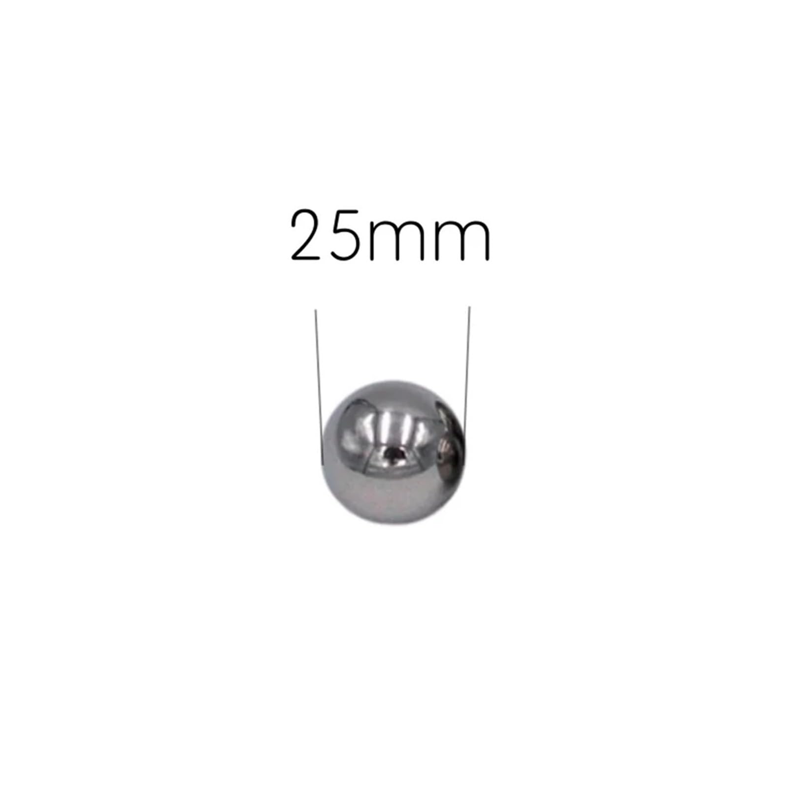 precyzyjne kulki ze stali nierdzewnej 304, 25 mm kulki łożyskowe precyzyjne ze stali nierdzewnej AISI304 G100, 2-20 szt.(20pcs)
