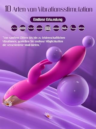 HIVEFUN Juguetes sexuales para mujeres Solo Vibrador, sexuales de para mujer Consolador Vibradores eróticos Clítoris anal y Estimulación del punto G Juguetes, 10 Vibración para mujeres para parejas