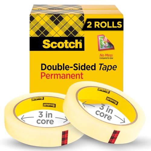 Scotch Double Sided Tape, Office and School Supplies for Arts and...