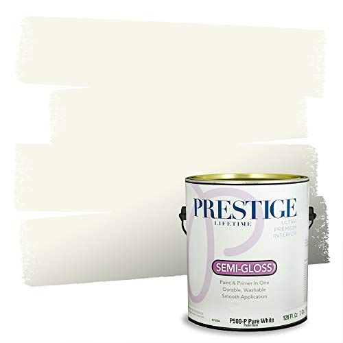 Prestige Interior Paint and Primer in One, Cotton Tail, Semi-Gloss, 1 Gallon