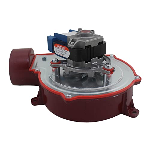 oomvarmer Ventilador centrifugo estufa pellets 230v 50 60w motor extractor radial de aire ventilador caldera biomasa humos chimenea (50W)