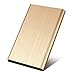 Produktbild Externe Festplatte 2tb, Externe Festplatte Tragbar 2.5" HDD USB3.0 -Kabel für PC, Chromebook, Desktop, Laptop.F(2TB,Gold)