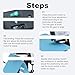 Flat Stitch Sad-Dle Binder, Updated Auto Electric Stapler Saddl-E Stitching Machine, for Photo Studios, Offices, and Homes, 9-Level Adjustable Force