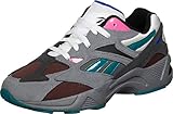Vintage style Reebok Unisex Aztrek 96 Gymnastikschuh, Cold Grey 4 / Burnt Sienna F17 / Rot/Seaport Teal, 43 EU