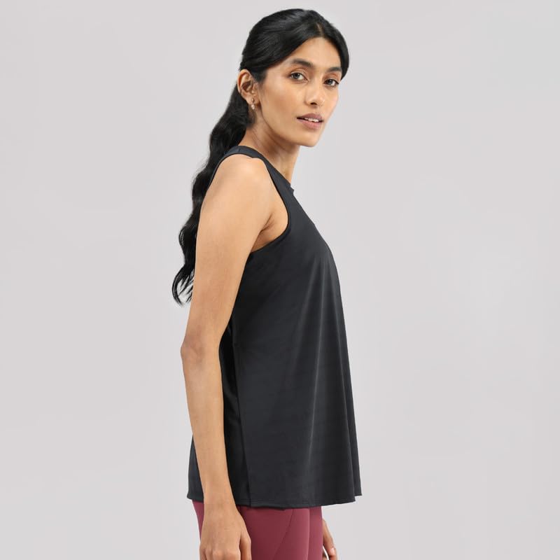 Image of BlissClub Women Nylon Blend Solid Classic Fit T-Shirt