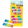 Post-it Flags Combo Pack, 4 On-The-Go Dispensers/Pack, 120 .94 in Wide and 200 .47 in Wide Flags, Assorted Colors (683-XL1)
