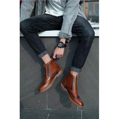 Image of Arkbird Men's Chukka Boots Genuine Leather Ankle Boot for Men Classic Casual Oxford Style Footwear
