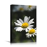 Canvas Wall Art White Fields Bohemian Colorful Floral Group Multicolor Photography - 12x18 inches