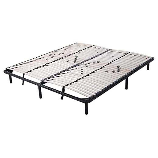 Somier de láminas con 9 patas, cama., 180 x 200 cm