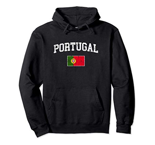 Vintage Drapeau Portugal Rétro Portugaises Sweat à Capuche Cover