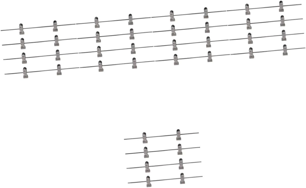 20pcs Space-Saving Metal Clips for Pants and Skirts Hanger Accessories for Jeans and Clothes Versatile Iron Clips for Closet Organization and Storage