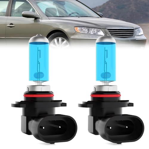Image of Fog Light Bulbs Compatible With Hyundai Azera 2006, 9006 Fog Lights Halogen Light Bulb, Super Bright 6000K White, Plug and Play, Pack of 2