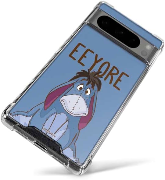 Skinit Clear Phone Case Compatible with Google Pixel 8 Pro - Officially Licensed Disney Winnie The Pooh Eeyore Portrait Design