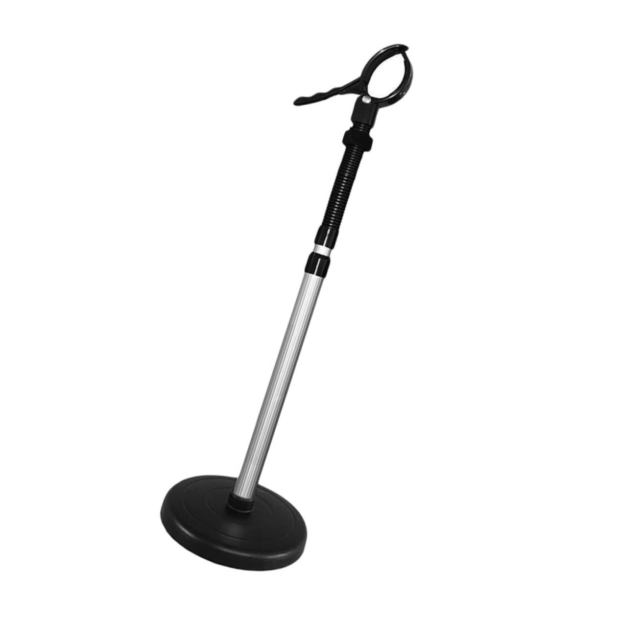 Soporte para Secador de Pelo Manos Libres con Ventosa Giratoria 360° | Aleación y Goma, Negro, Instalación Fácil, Soporte para Peinado y Rizado