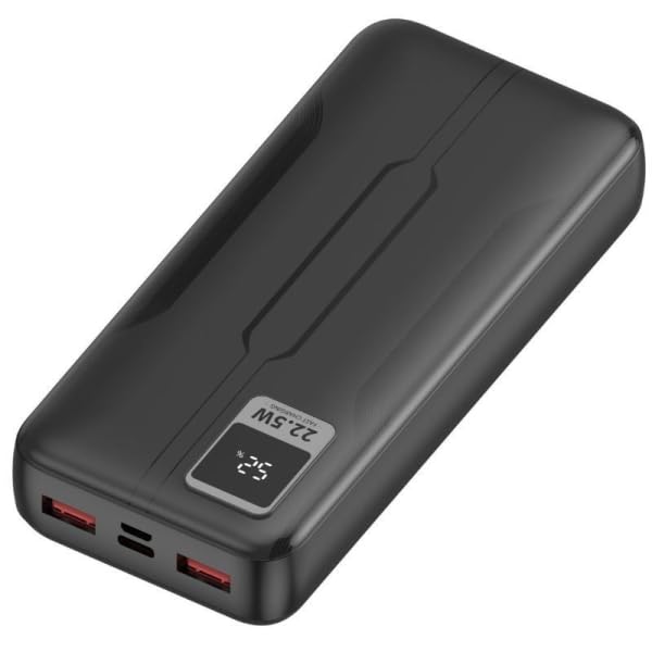 Powerbank 20000mAh Leotec LEPOW20W22K- 22.5W- Negra
