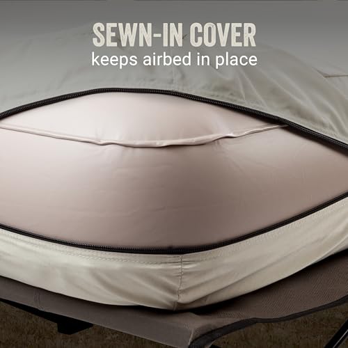Coleman Queen-Size Airbed Cot Combination, Folding Air Mattress with Steel Frame & Side Table, Battery Pump Included, Great for Camping, Lounging, Elevated Sleeping, Guests, & More - image 9