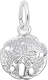 Rembrandt Detailed Sand Dollar Charm - Metal - Sterling Silver