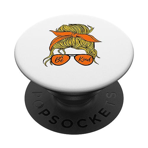 Día de la Unidad: Orange, concientización contra el acoso escolar, sé amable PopSockets PopGrip Intercambiable