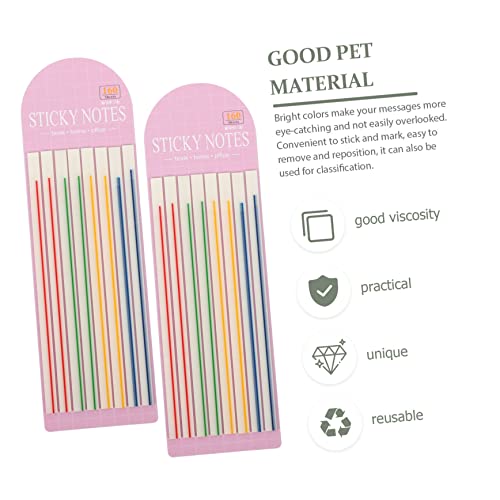 NUOBESTY 5Pcs 4 Fita Adesiva Profissional Adesivos Transparentes Tiras De Leitura De Notebook Profis