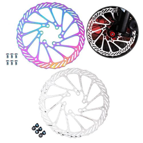 Vibsky Disco de freno de bicicleta de 160 mm, rotor ventilado de acero inoxidable para carretera y montaña para bicicleta, para Hope G3