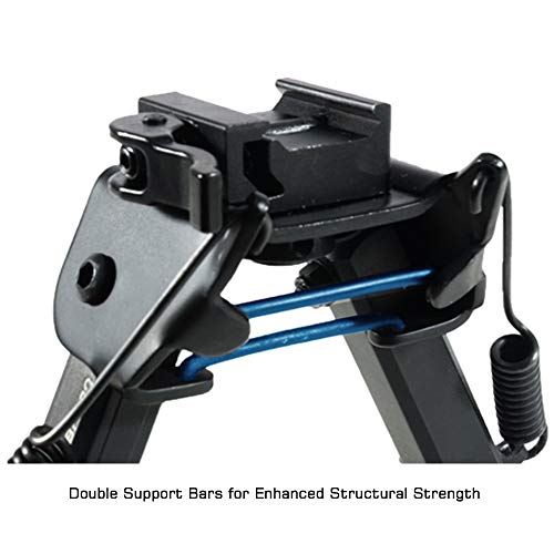 UTG Super Duty Bi-pod with QD Lever Mount, Height 6.0"- 8.5" , Black - image 4
