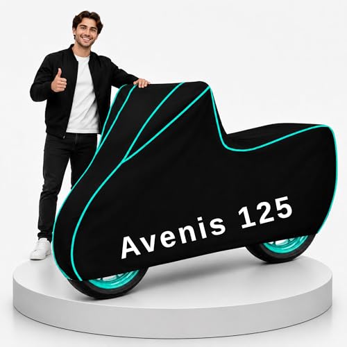 Image of My NEW Covers 100% Water Resistance Avenis 125 Scooty Cover | Taffeta Body Cover for Rain & Sun | UV Protection, Dustproof, Scratch Resistant, Windproof, Heat Resistant, Vehicle Specific Fit