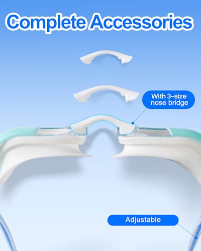 Image of Swim Goggles, Super Clear View,Goggles Swimming Adult, Suitable for All Kinds of Swimming Programs