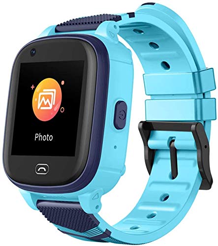 LNLJ 4G Enfants Smartwatch GPS Locator 2 Voies Face À Face Appel Audio Et Vidéo SOS Alarme Caméra Cover
