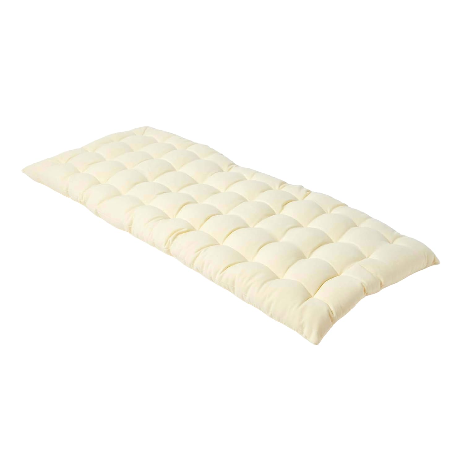 Homescapes (Two Seater, ) Bench Cushion Cream