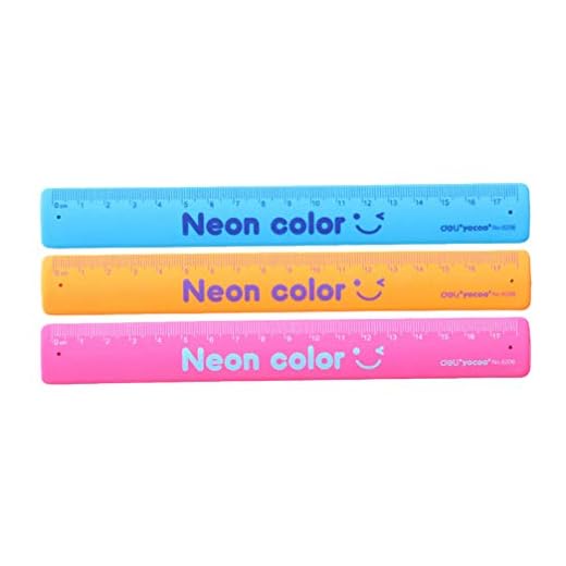 NUOBESTY Silicone Slap Bracelets Ruler,Stocking Stuffers for Kids,Party Favors,Teacher Rewards for Students,3 Pcs(Random Color)