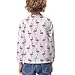 MZERSE Soft Kids Crew Neck Pullover Pink Flamingo White, Long Sleeve Sweatshirt for All Seasons, 8-10Y