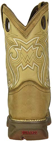 Durango Unisex-Kid's Lil Saddle Western Boot Mid Calf, Brown And Tan, 6.5 M Us Big Kid #TOP2