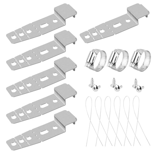6pcs Dishwasher Mounting Bracket Kit, 5001DD4001A Dishwasher Mounting Clips