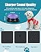 Dog Buttons for Communication, 9 Pcs Dog Talking Button Set, 30s Voice Recording Speaking Button Pet Speech Training Buzzers with 30 Scene Stickers and Waterproof Anti-Slip Mat for Animal Training