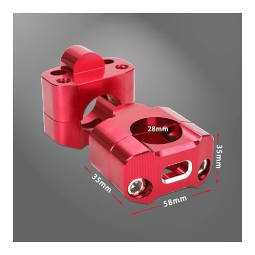 Abrazadera elevadora manillar para solucionar desajustes de 22mm y 28mm 3