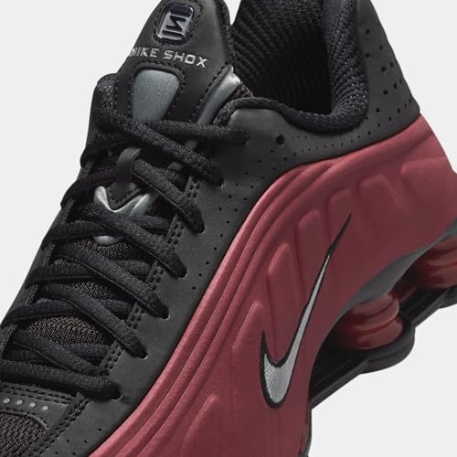 Nike Shox R4 Womens Running Shoes (Red/Black) (AR3565-009, Black/Red)2