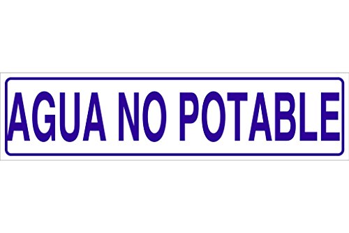 Plimpo Señal Glasspack Adhesiva 250X62Mm. Agua No Potable En Oferta Cofan I57Gl25062 - Señal Glasspack Adhesiva 250X62Mm.